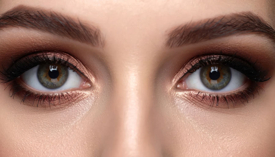 trucco occhi ravvicinati