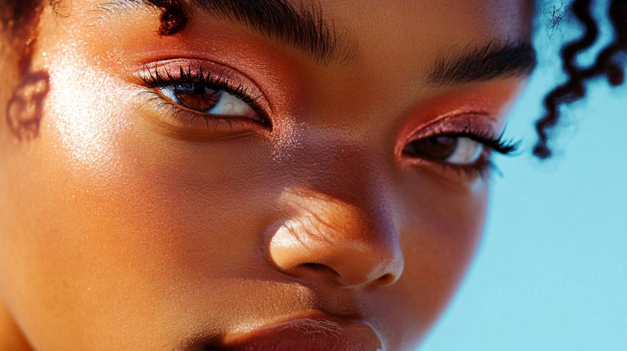 trucco occhi marroni