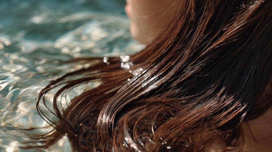 cura capelli al mare
