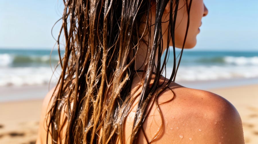 trattamento capelli mare
