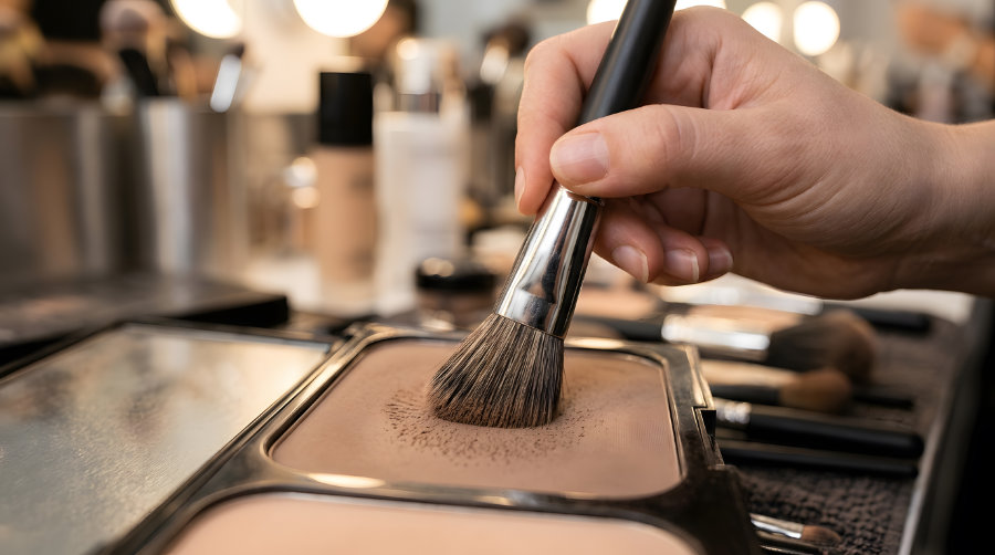 pennello per polvere da contouring pennello per polvere da contouring