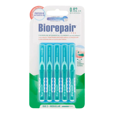 Biorepair Pro Scovolini Interdentali Cilindrici Con Microrepair 0.82 Mm - 5pz