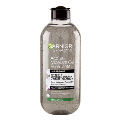 Skinactive Acqua Micellare Gel Purificante Con Carbone