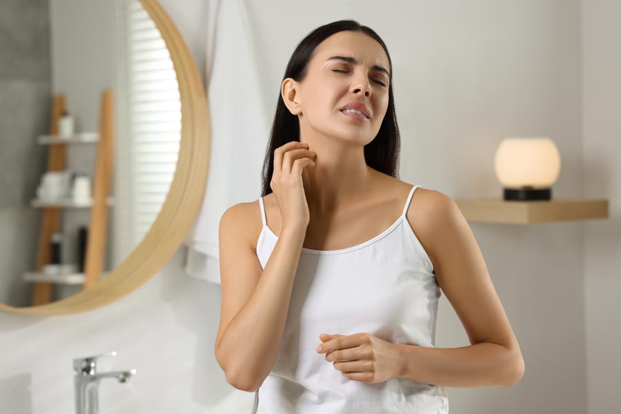 prurito pelle dopo doccia