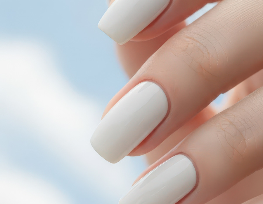 cloud dancer nails