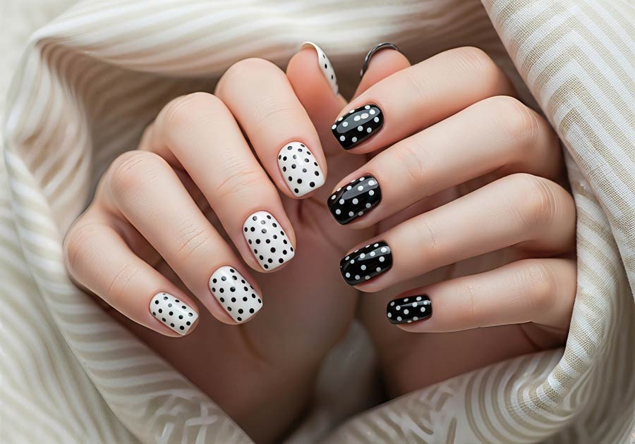 unghie a pois